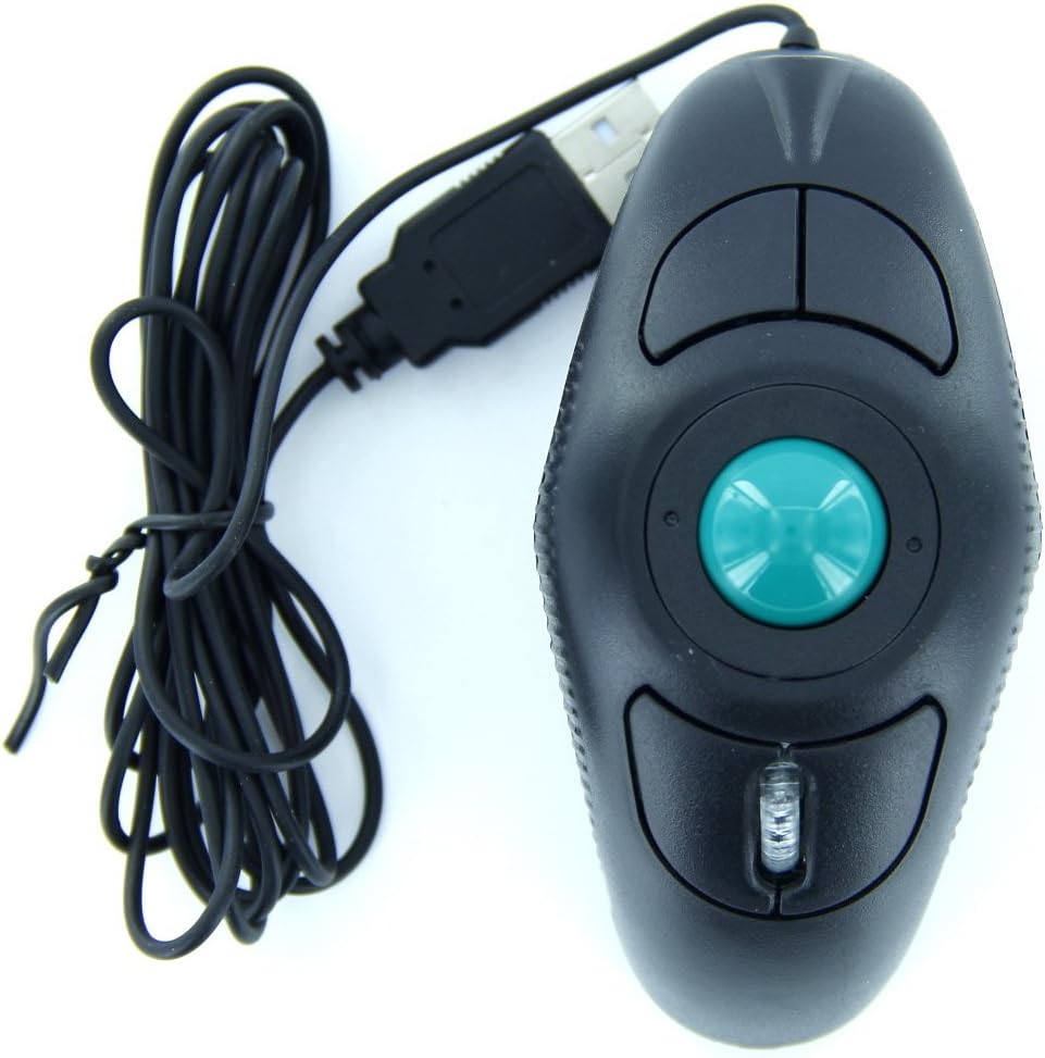 Handheld Wired Trackball Mice Mouse for Left /Right Handed Users Amazon.co.uk Computers