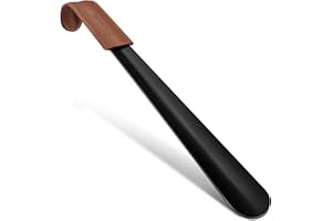 ZOMAKE Shoe Horn Long Handle,Metal Long Shoehorn for Seniors Men Women,16.5" Boot Shoes Horn Chausse Pied