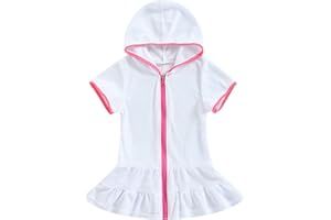 CITGEETT Toddler Little Girl Swim Cover Up Beach Towel Robe Bathing Suit Cover Ups Swimsuit Summer Baby Beach Essentials