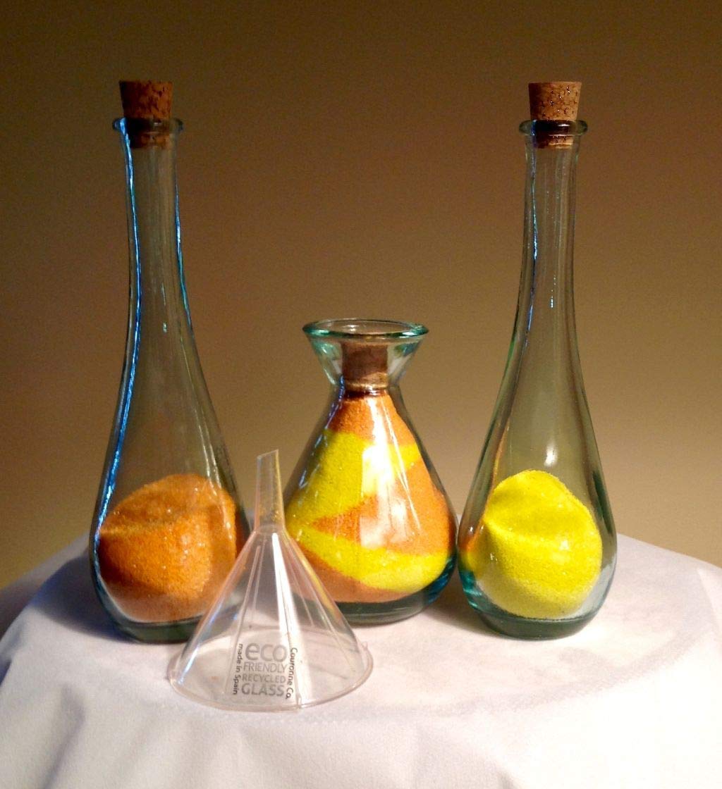 Personalized Unity Sand Ceremony Set Teardrop Style Handmade