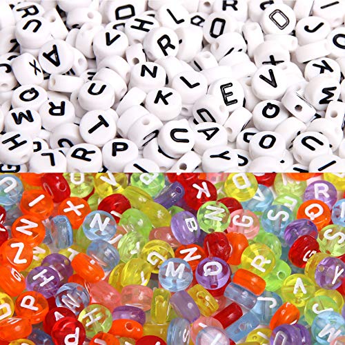 4 1900pcs+Acrylic+Alphabet+Necklace+Bracelet