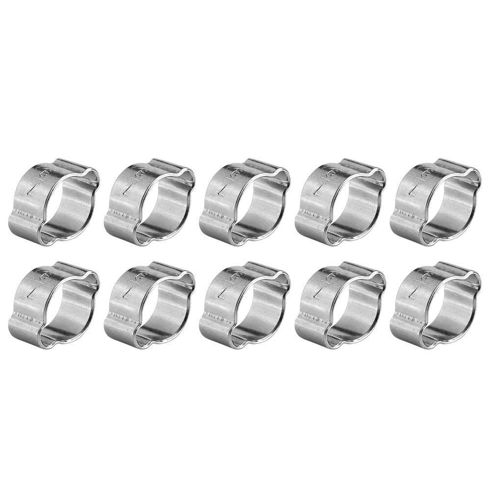 Wendry Stainless Steel Hose Clamp, Zinc Plated, 10PCS (5-23mm, 7-9MM)
