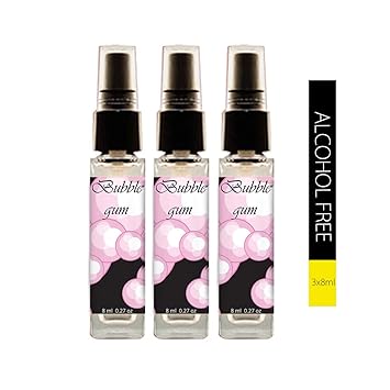 Niyor Bubblegum 0% Alcohol Fragrance Pocket Perfume Pack of 1, Water Based No Chemicals Perfume Scent - 8ml