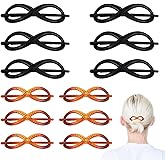 12 Pcs Hair Clips Hair Slider Pin Thru Barrette Clip Hair Braid Styling Tool for Women Lady Girls, Women Hair Accessories