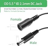 Security-01 2-Pack DC Power Extension Cable 5.5mm x 2.1mm 3m 10ft view 7