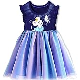 VIKITA Girls Dresses Summer Party Pink Tutu Dress for 2-12 Years Kids