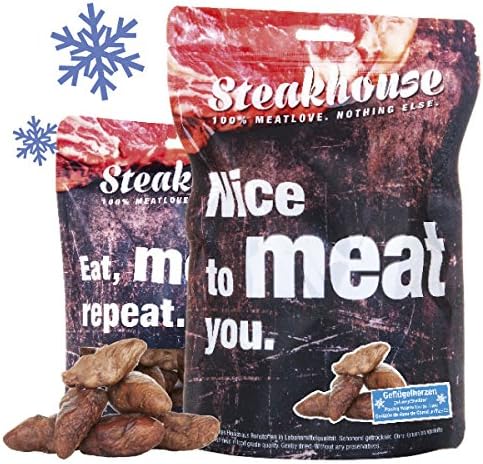 Meatlove 50g Poultry Hearts Steakhouse Dried Dog Snacks