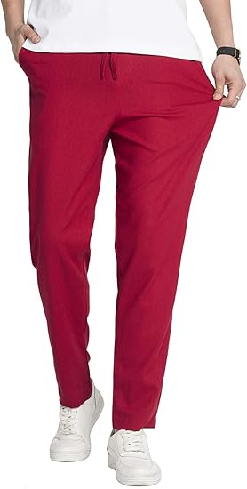 Amazon Harrms パンツ 麻 メンズ チノパン サルエルパンツ ハロンパンツ 無地 ゆったり ズボン ウェストゴム レジャー カジュアル 夏 スウェット 薄手ジョガーパンツ スキニー タイドパンツ 10色 ロングパンツ 通販
