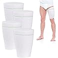 Catheter Leg Bag Holder 4 Count Fabric Catheter Sleeves Urine Leg Bag Holder - Urinary Drainage Bag Stay in Place Urine Bags for Legs Foley Catheter Bag Holder Strap for Men or Women (XL-4pack)