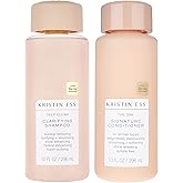 Kristin Ess Deep Clean Clarifying Shampoo and Conditioner Set for Oily & Dry Damaged Hair & Build Up - Moisturizes, Smooths, Detangles + Softens Hair - Sulfate Free, Color + Keratin Safe - 10oz