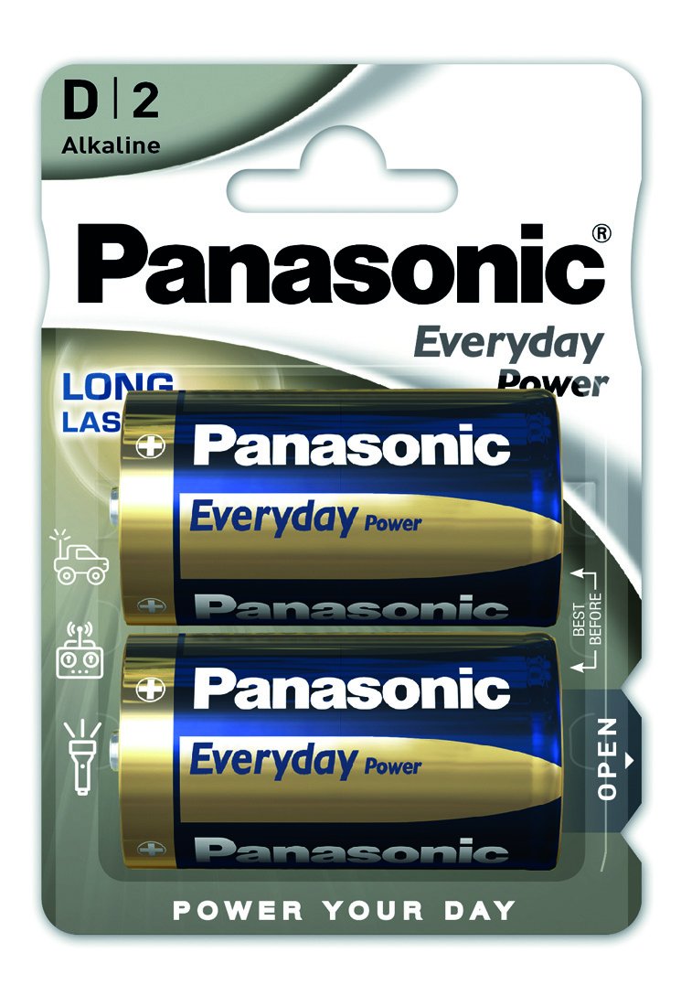Panasonic LR20EPS/2BP each day Mono Power Battery