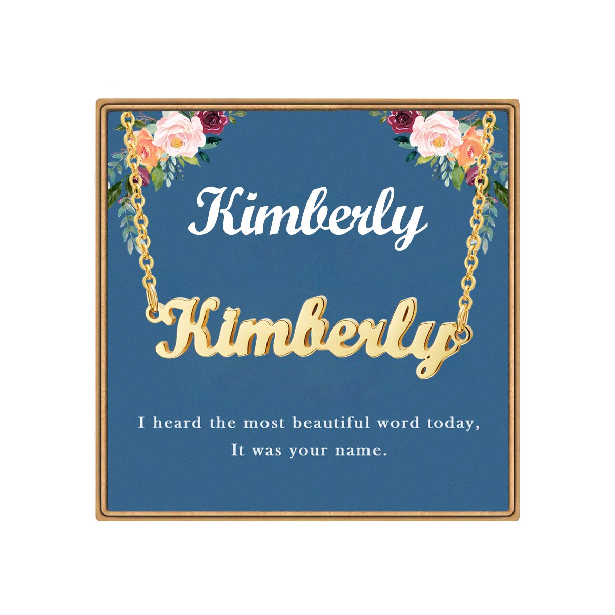 Ldurian Custom Name Necklace | Kimberly Name