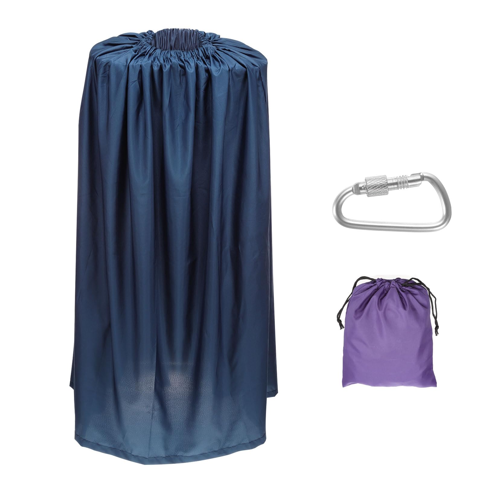 PATIKIL Portable Dressing Room, 3.94ft Length Instant Dressing Cover Up Changing Tent Privacy Shelters for Beach Boating Camping Competition, Dark Blue