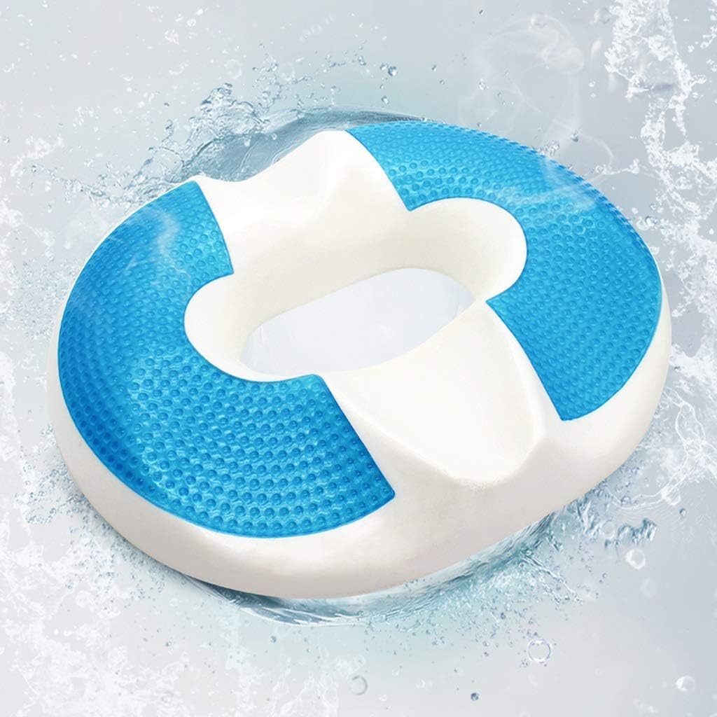Anti-Hemorrhoids Cushion, Hollow Cushion, Office Buttocks Cushion, postoperative Cushion, sedentary Coccyx Decompression Cushion, Buttock Cushion (Color : B, Size : Men)