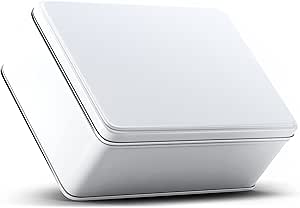 Perfekto24 Lata de almacenamiento en color blanco – Caja de ...