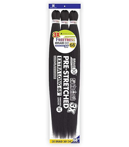 Amazon.com : Freetress Braids Synthetic Braid - 3X Pre-Stretched