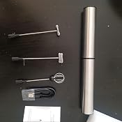 MOSUO Mousseur à Lait Électrique Rechargeable USB - Mini Batteur Avec Dual Fouet, Mélangeur Inox Pour Café, Cappuccino, Latte, Cocktails Et Jus