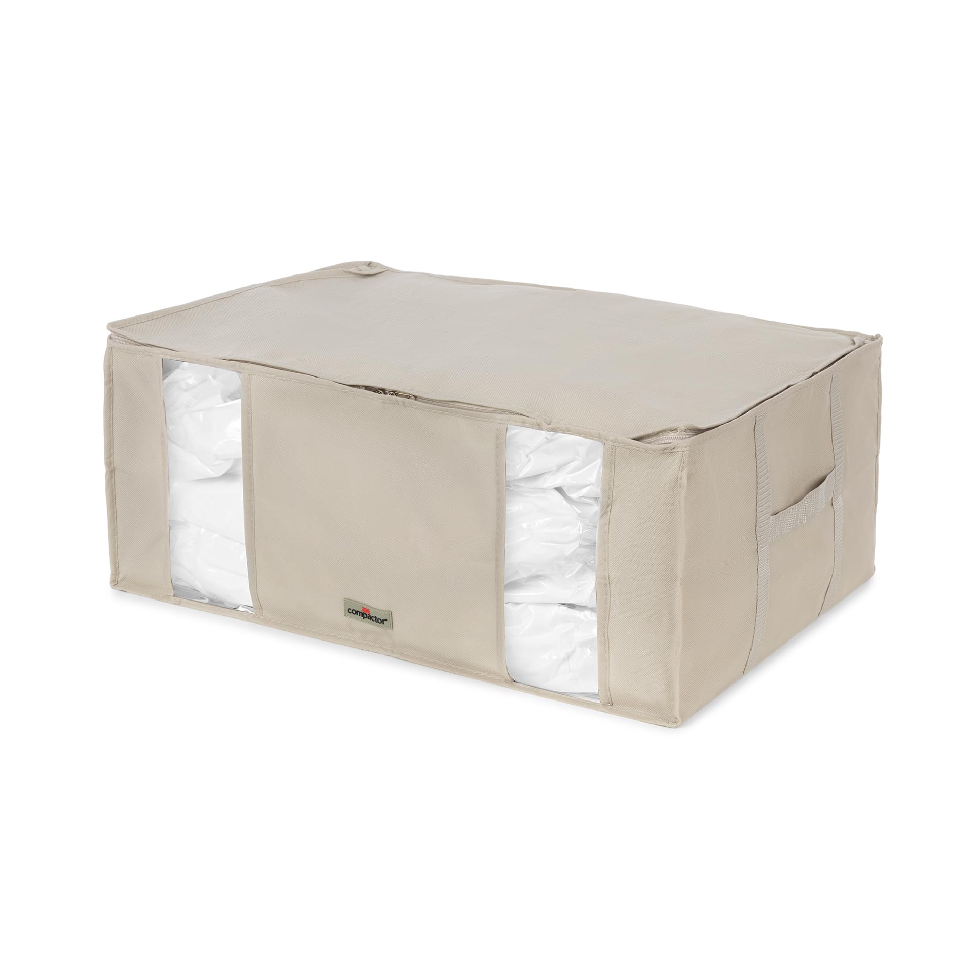 Photo 1 of Compactor Vacuum Storage Bag XXL | Space Saver Vacuum Storage Bags for Clothes, Comforters & Blankets | Ultimate Storage Solution for Wardrobe | Beige Semi-Rigid Box |