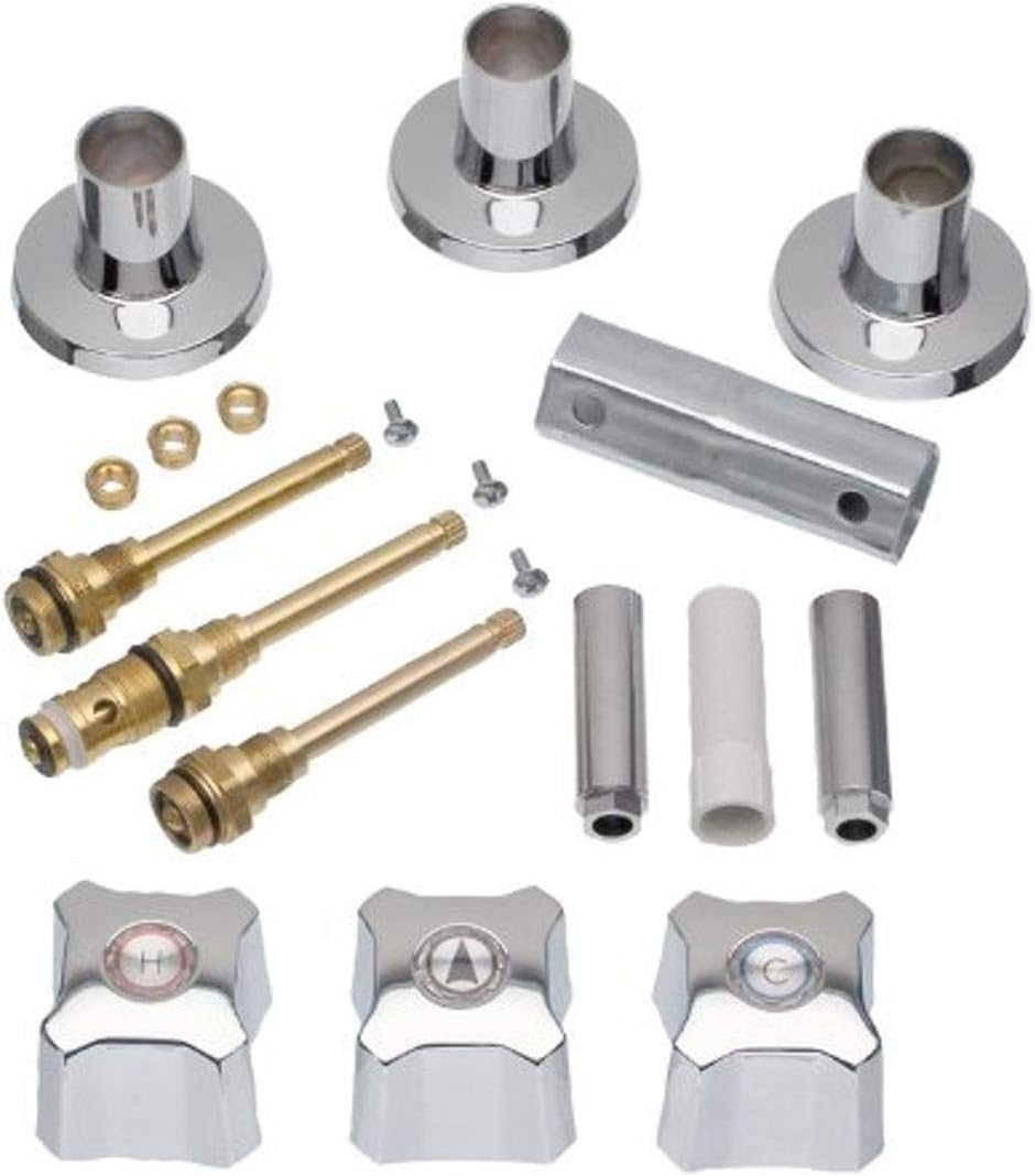 Danco Tub And Shower 3 Handle Remodeling Trim Kit For Kohler Trend 3 Handle Chrome 1 Kit 39672 Faucet Trim Kits Amazon Com