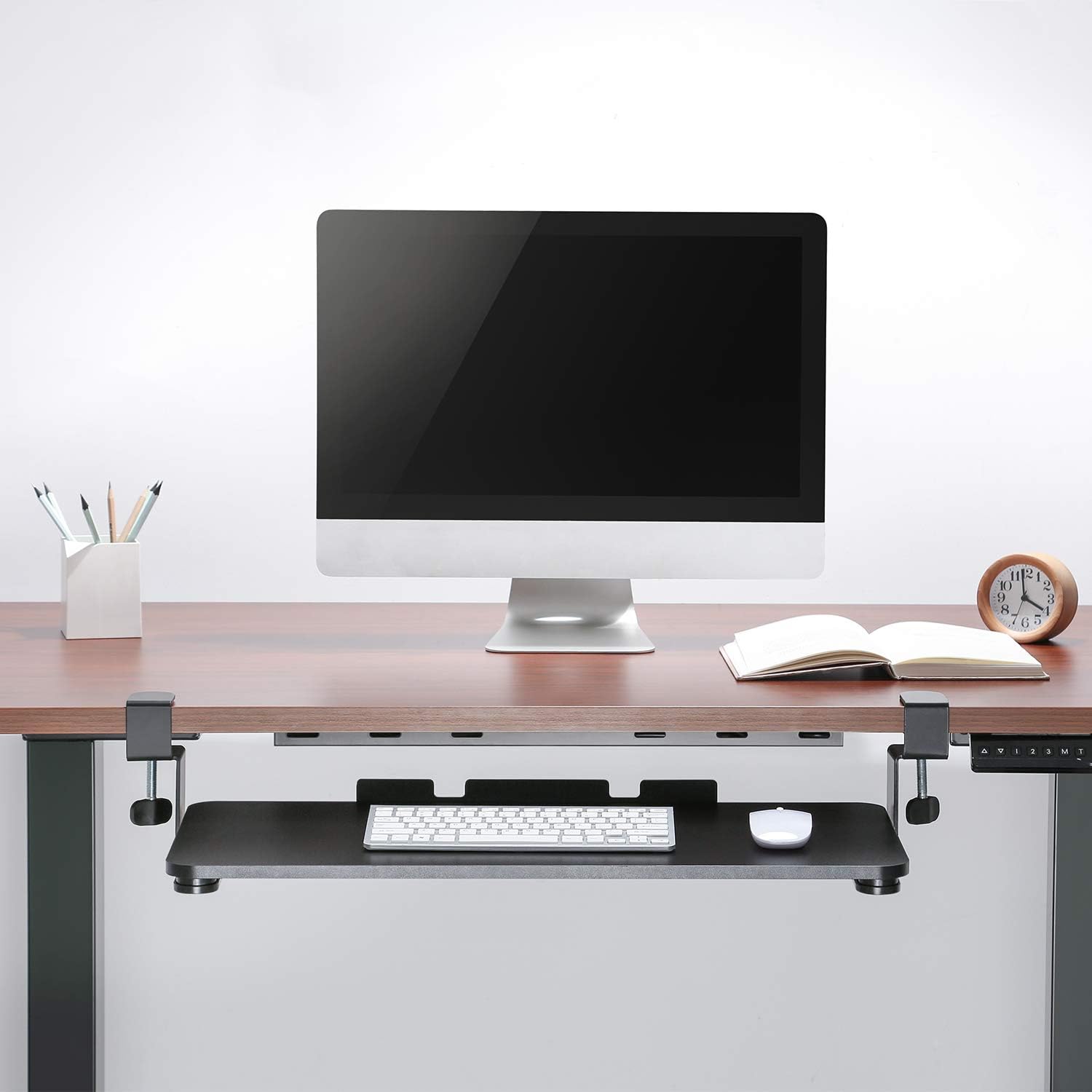 Maclean MC-839 Keyboard Sliding Platform, Black/White - Image 4