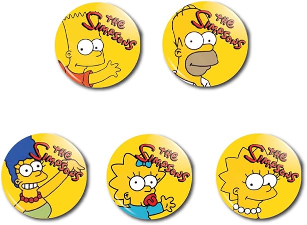 Amazon アメリカンキャラクター缶バッチ ５個セット B 並行輸入 バッジ おもちゃ