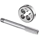 Burkit M10 X 1.5 Tap and Die Set, M10 x 1.5 Machine