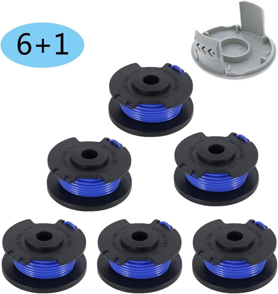 7 Pack Line String Trimmer Autofeed Replacement Spool Compatible with