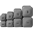 WeGym SafeGrip Dumbbells, Anti-Slip, Anti-Roll, Thick Handles, Free Weights, Square Dumbbells for Secure Workouts at Home, Weightlifting, and Personal Training