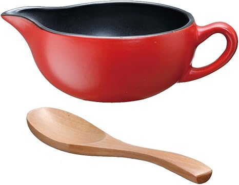 Amazon カインズ 魔法のカリーポット 小 木スプーン付き レッド 電子レンジ調理用品 オンライン通販