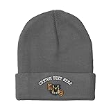 Custom Beanies for Men K-9 Unit Embroidery Police