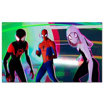 Amazon Com Anime Posters Spider Gwen Peter Parker Miles