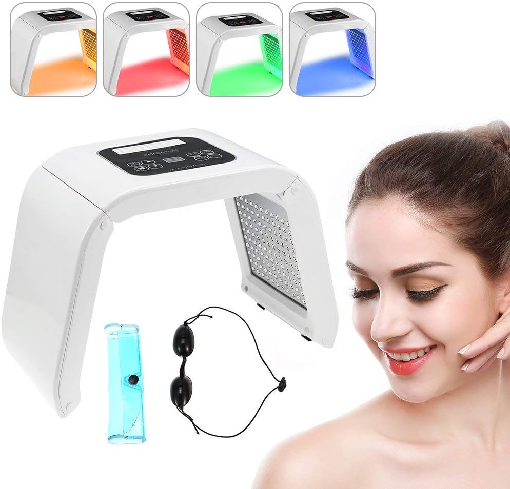 PDT 4 Colors LED Light Photodynamic Facial Skin Rejuvenation Photon Therapy Machine Skincare Machine Photodynamic Skin Rejuvenation Salon Spa Beauty Equipment Fixed section