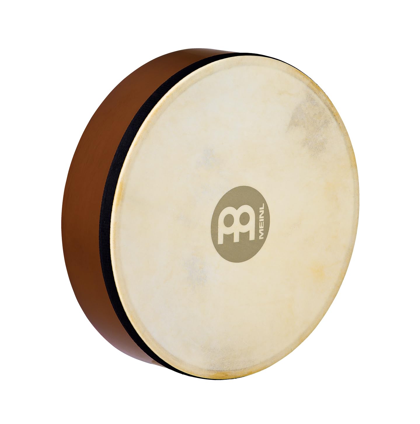Meinl Percussion Hand Drum Instrument - Very Small Hand Drum with Goat Skin - Diameter 10 Inches - Siam Oak, Brown (HD10AB)