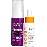 Paula's Choice CLINICAL Discoloration Repair Serum with Tranexamic Acid & BOOST C15 Booster, Concentrated 15% Vitamin C Serum, Duo for Stubborn Dark Spots, Fragrance-free, Set of 2