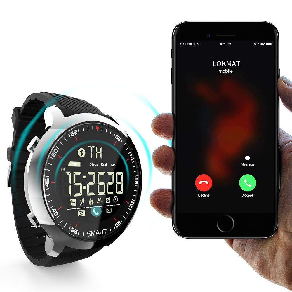 Smart Watch Sport Waterproof pedometers Message Reminder Bluetooth ...