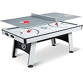 EastPoint Multi-Game Tables, Play 2-in-1 Air Hockey Table with Table Tennis Top - Perfect for Family Game Room, Adult rec Roo