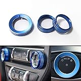 TopDall Blue Aluminum Headlight Volume Tune Control