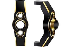 WOAEIUOS Brass Caster Blocks C-Hubs Front Axle Counterweight for 1/18 RC Crawler TRX4M Upgrade Parts, 2PCS