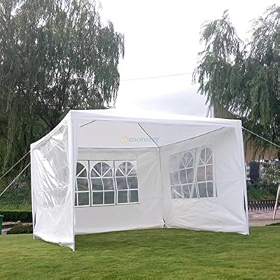 Outdoor 10'x10'Canopy Party Wedding Tent Gazebo Pavilion Cater Events 3 Sidewall