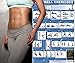 Laminated Dumbbell Exercise Poster/Chart - Lower Body/Core/Chest/Back - Created by Fitness Experts with University Degrees in Exercise Physiology - Fitness Poster - Dumbbell Workout Chart