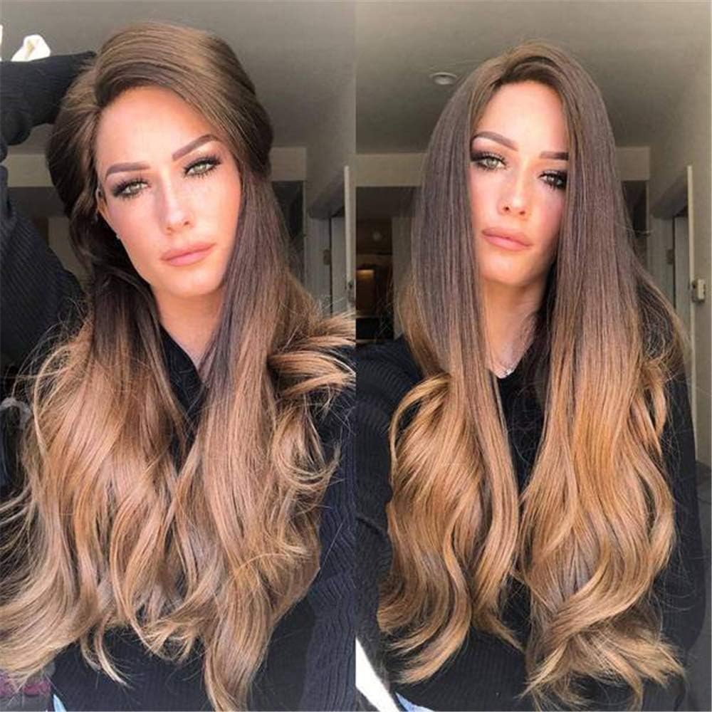 curly and straight hair mixed