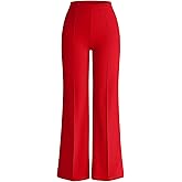 OQQ Women Wide Leg Pants High Waist Casual Pants Fall Clothes Outfits