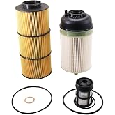 PF9908 Fuel Filter LF17800 Oil/Lube Filter Replace P582506 A4711800009 | A4711800209 A4721842325 A4721842425 A4700903151 A4720900451 A4720900551 Compatible with DD13 DD15 DD16 Detroit Diesel Engine