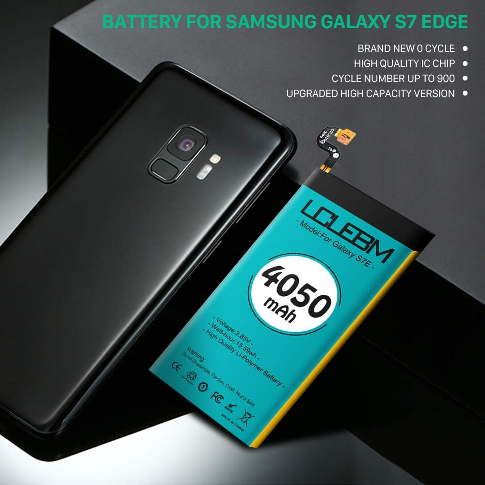 Galaxy S7 Edge Battery [4050mAh] S7 Edge Battery LCLEBM New 0 Cycle Battery Replacement for Samsung Galaxy S7 Edge G935V G935P G935A G935T S7 Edge Battery Replacement with New Replacement Kits: Home Audio & Theater