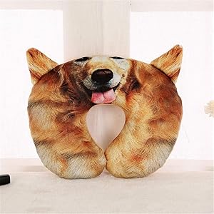 Oreillers De Voyage U De Voyage Mignon Dessin Animé Chien