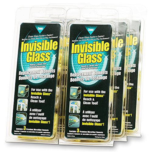 Invisible Glass 95183-6PK Reach and Clean Tool Replacement Bonnet, 6 Pack