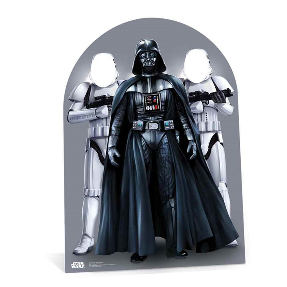 Star Wars Darth Vader and Stormtrooper Child Size Party Photo Stand In โ image 1