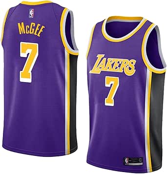 Men's McGee # 7 Jersey Lakers JaVale Jerseys Black Icon &hellip;