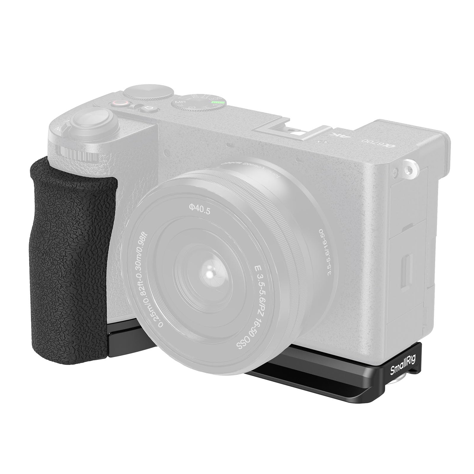 Photo 1 of SmallRig A6700 HandGrip, Silicone L-Shape Handle for Sony Alpha 6700 Camera, Built-in Quick Release Plate for Arca-Swiss, Features A Strap Slot for Attaching Wrist Straps -5061