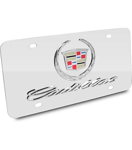 Eurosport Daytona Chrome License Plate Frame For Ford Raptor - Laser Cut Acrylic Logo, USA Made, 12" X 6" Standard